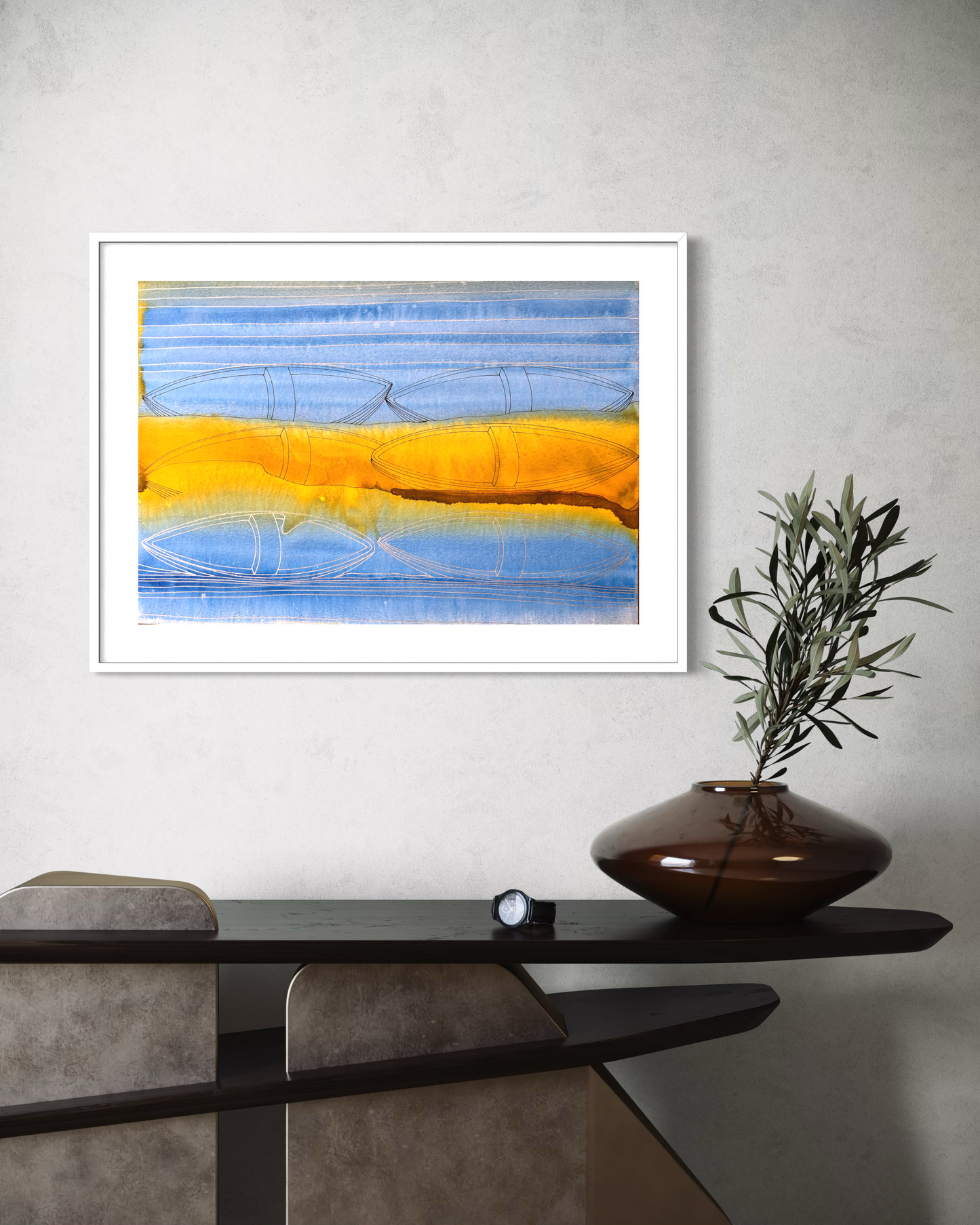 Golden shoreline