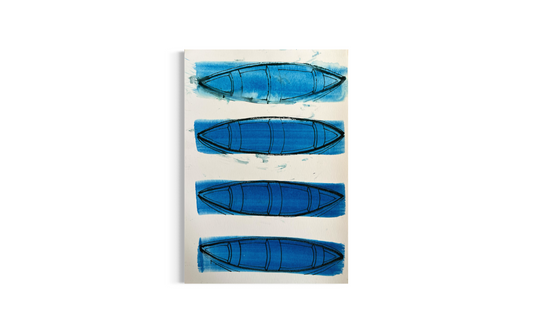 Four Blue Boats