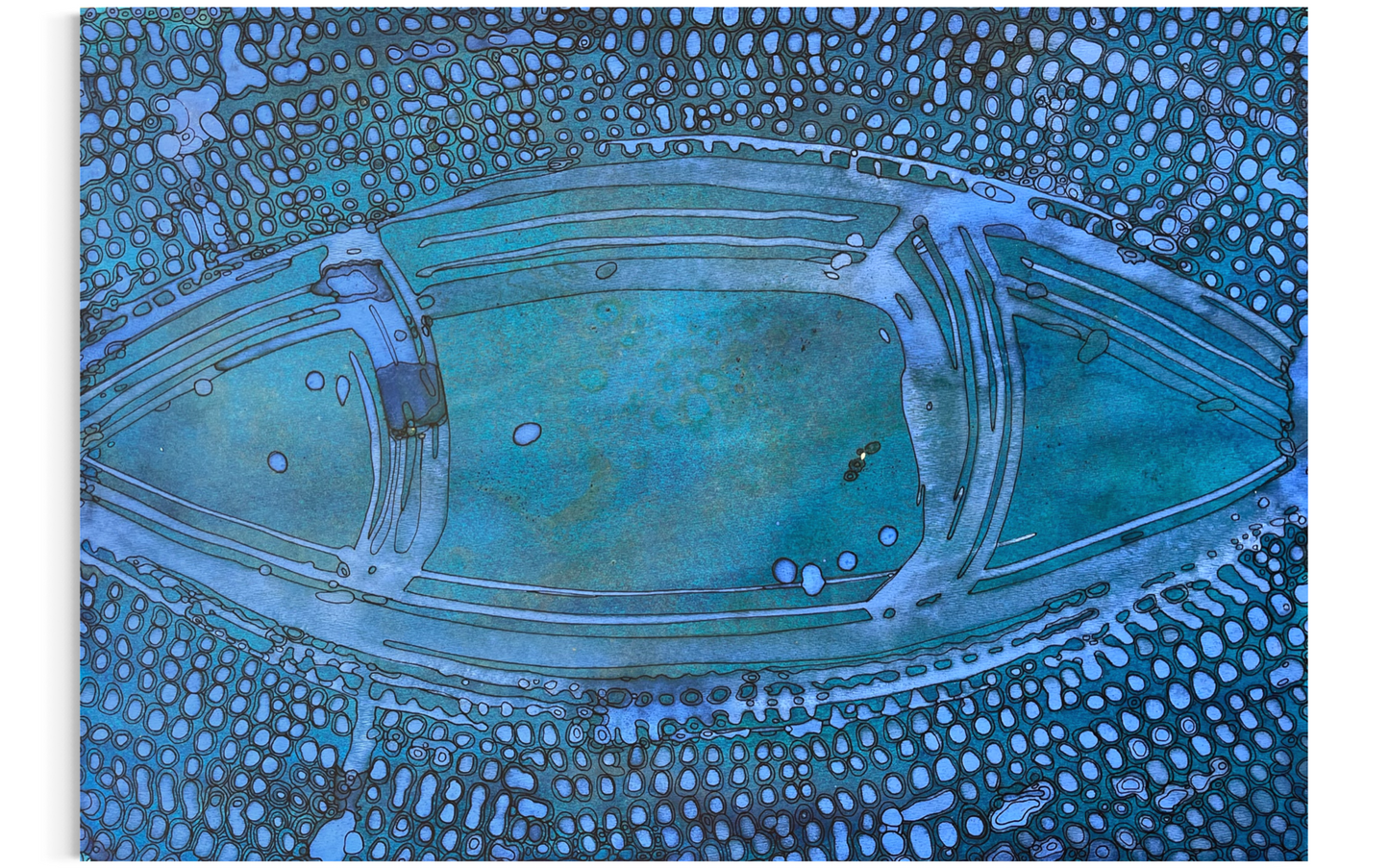Boat in Blue